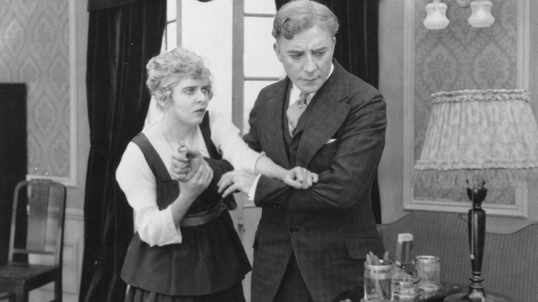 The Clue 1915 movie scene