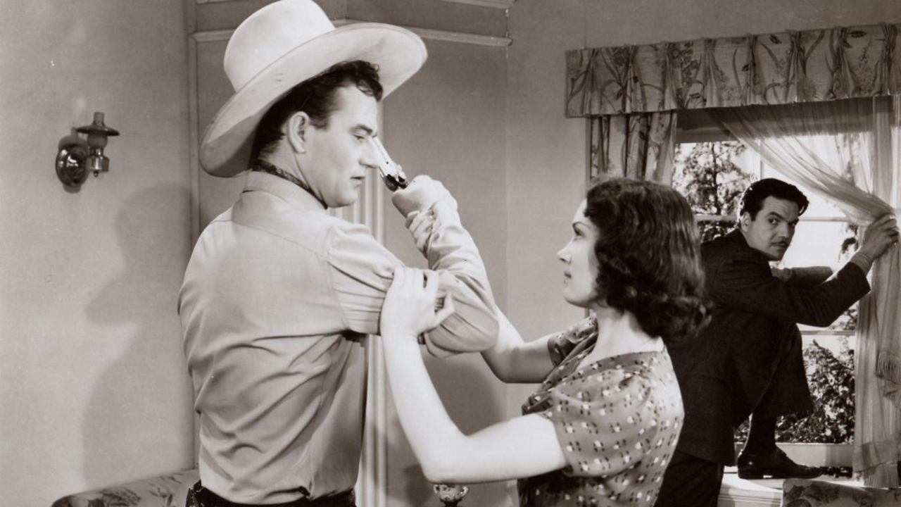 Pals of the Saddle 1938 movie scene