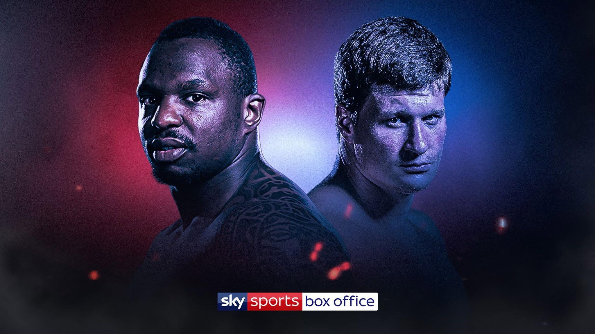 Dillian Whyte vs. Alexander Povetkin 2020 movie scene