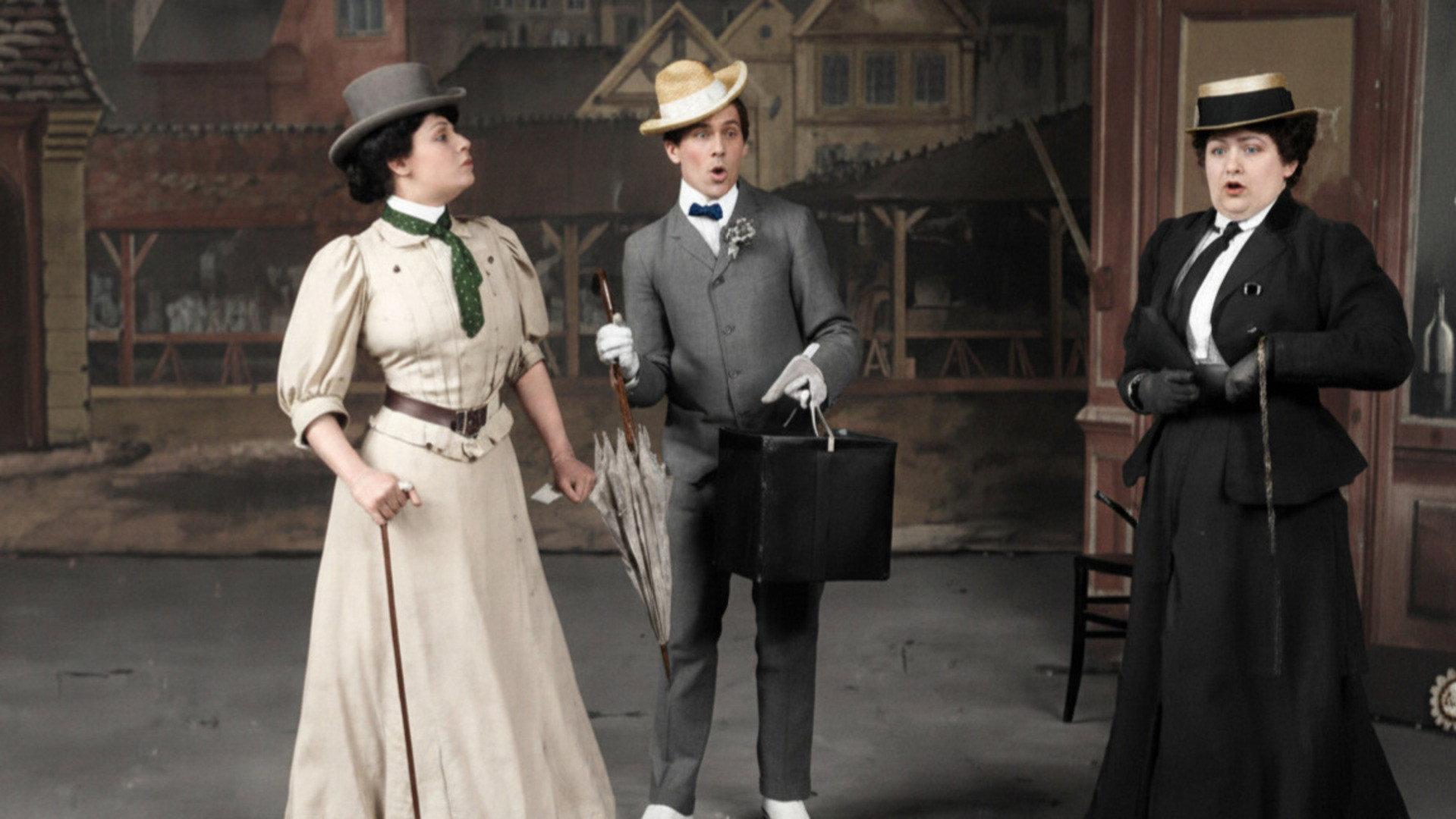 The Consequences of Feminism 1906 movie scene