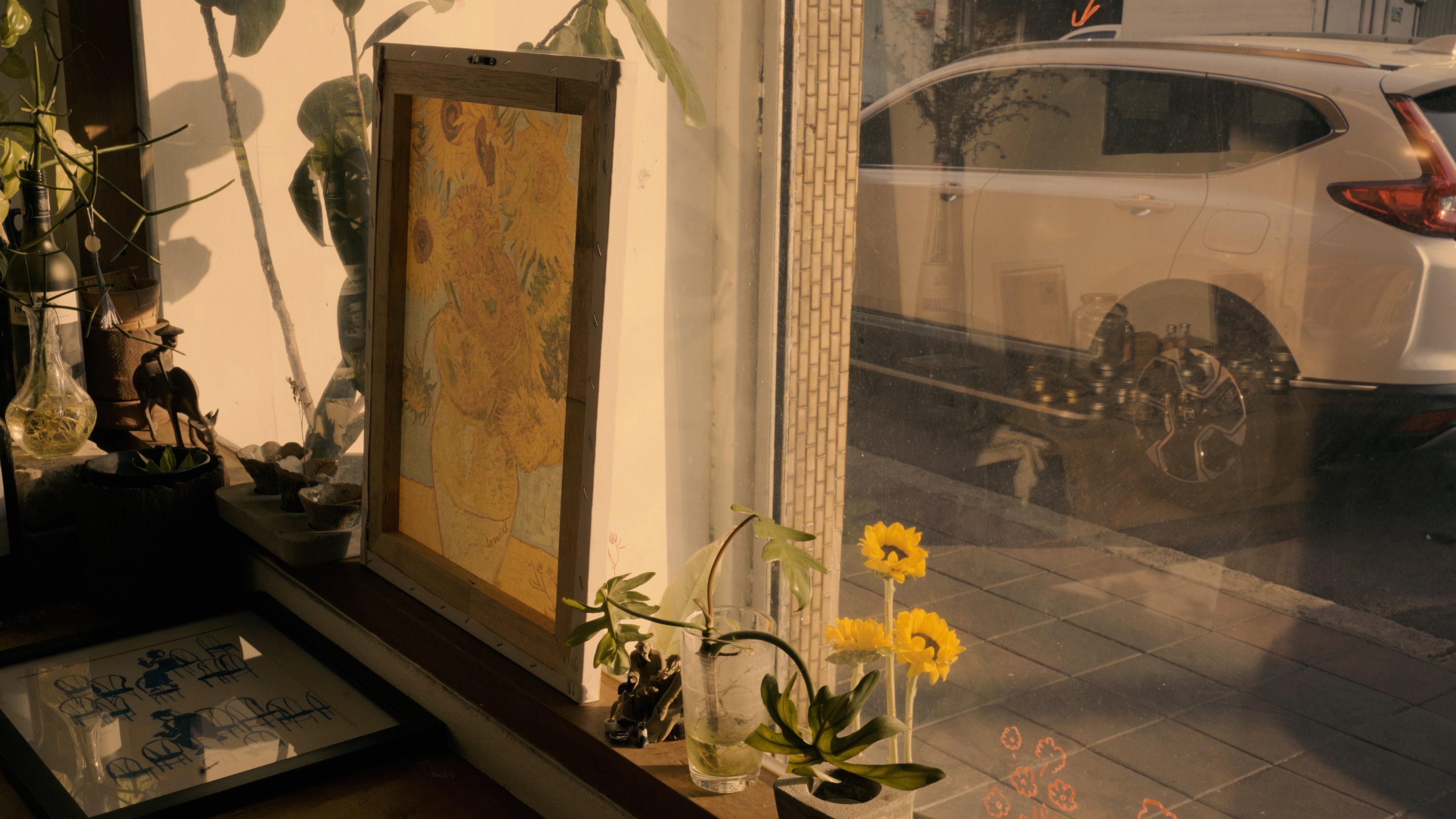 Window Flowers 2024 movie scene