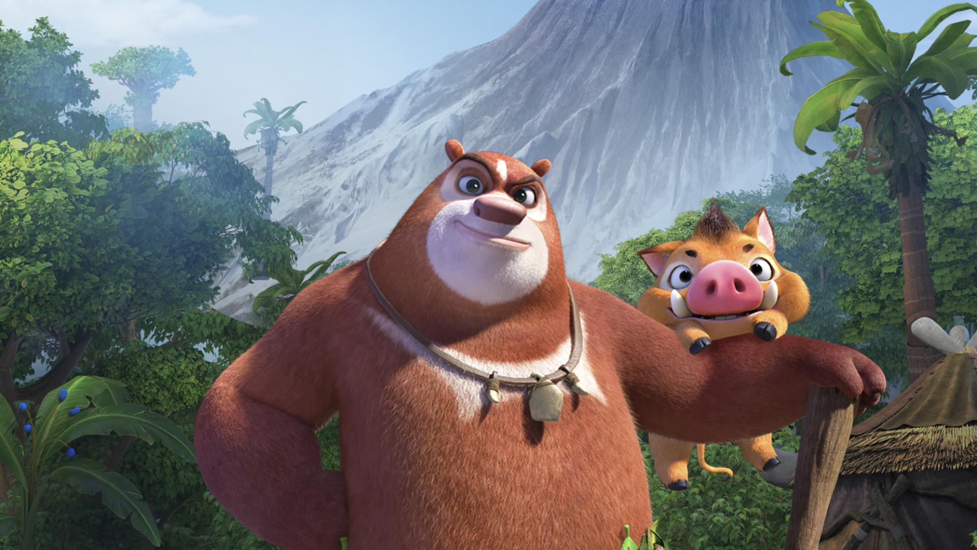 Boonie Bears: Blast into the Past 2019 movie scene