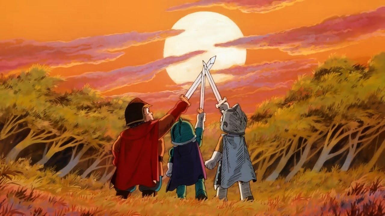 Doraemon: Nobita's Three Visionary Swordsmen 1994 movie scene