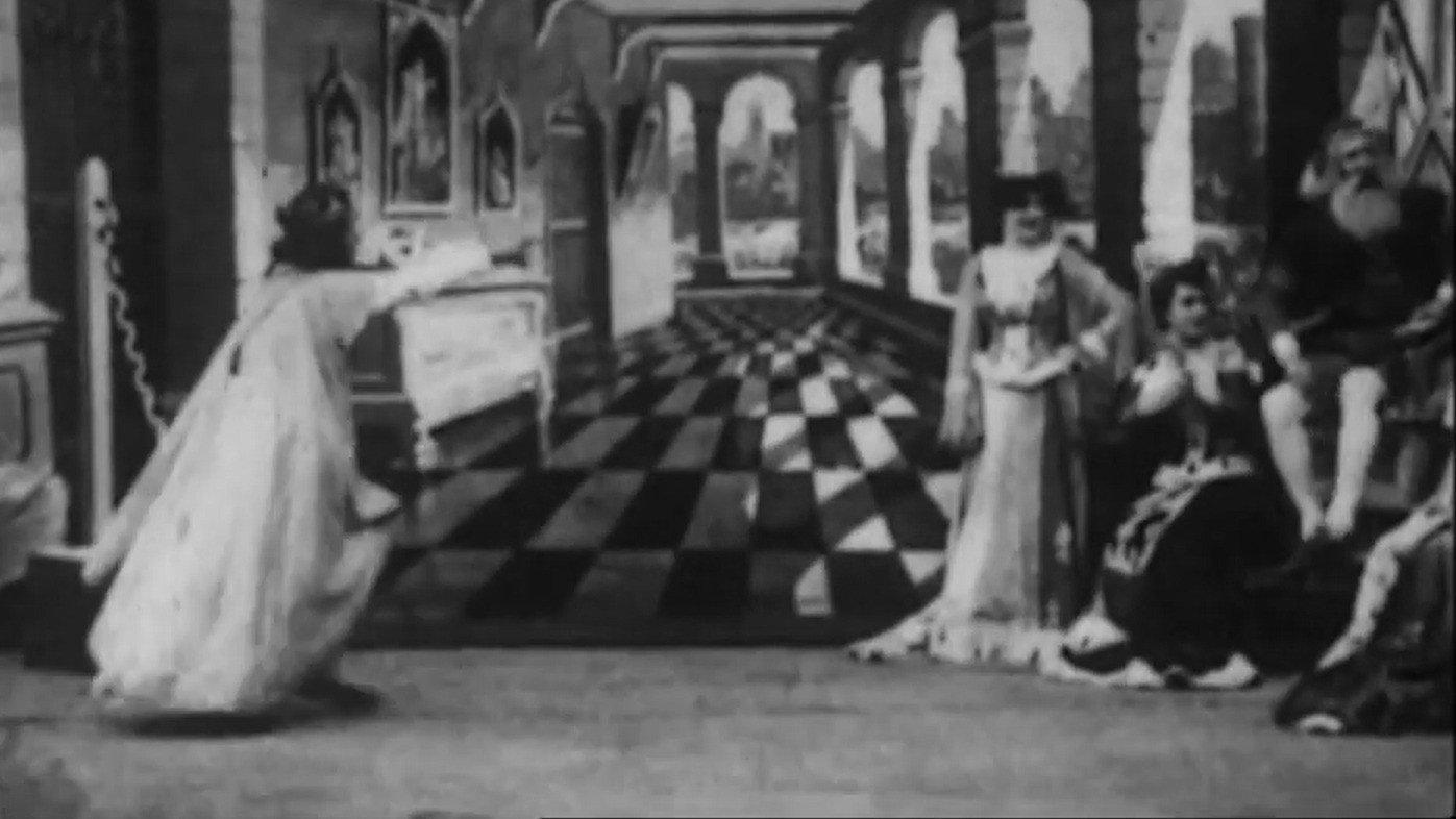 The Witch's Revenge 1903 movie scene