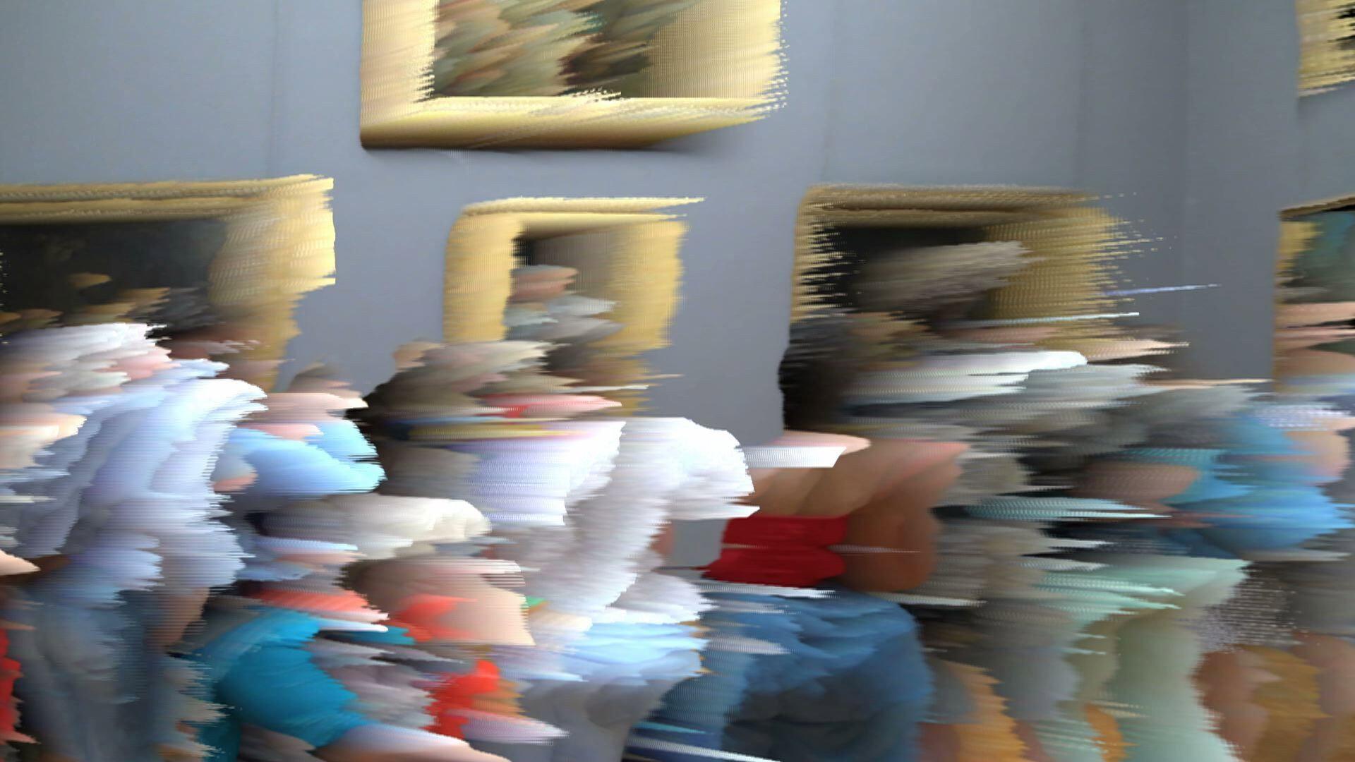 Une visite au musée 2021 movie scene