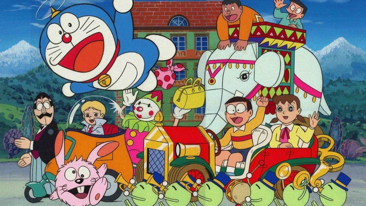 Doraemon: Nobita and the Tin Labyrinth 1993 movie scene
