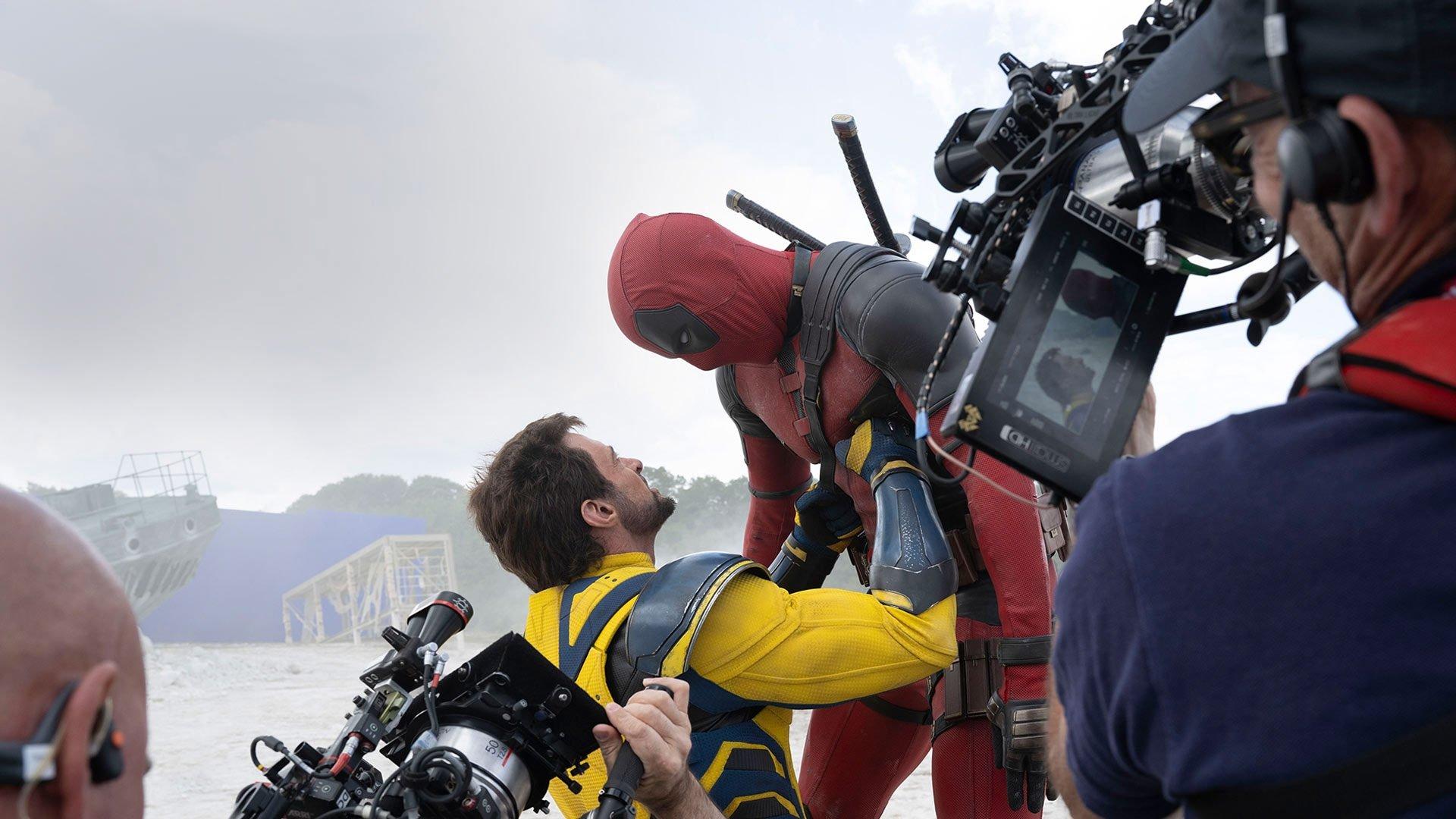 Marvel Studios Assembled: The Making of Deadpool & Wolverine 2024 movie scene