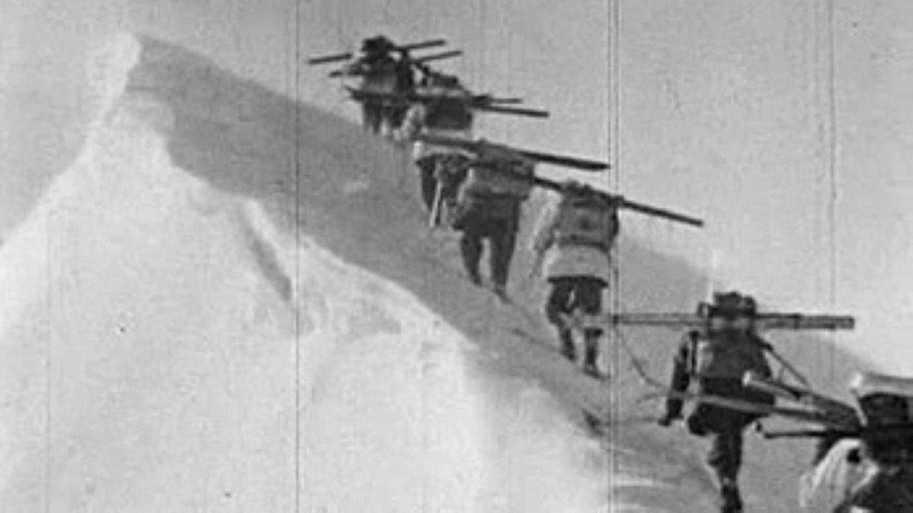 Comrades under Edelweiss 1943 movie scene