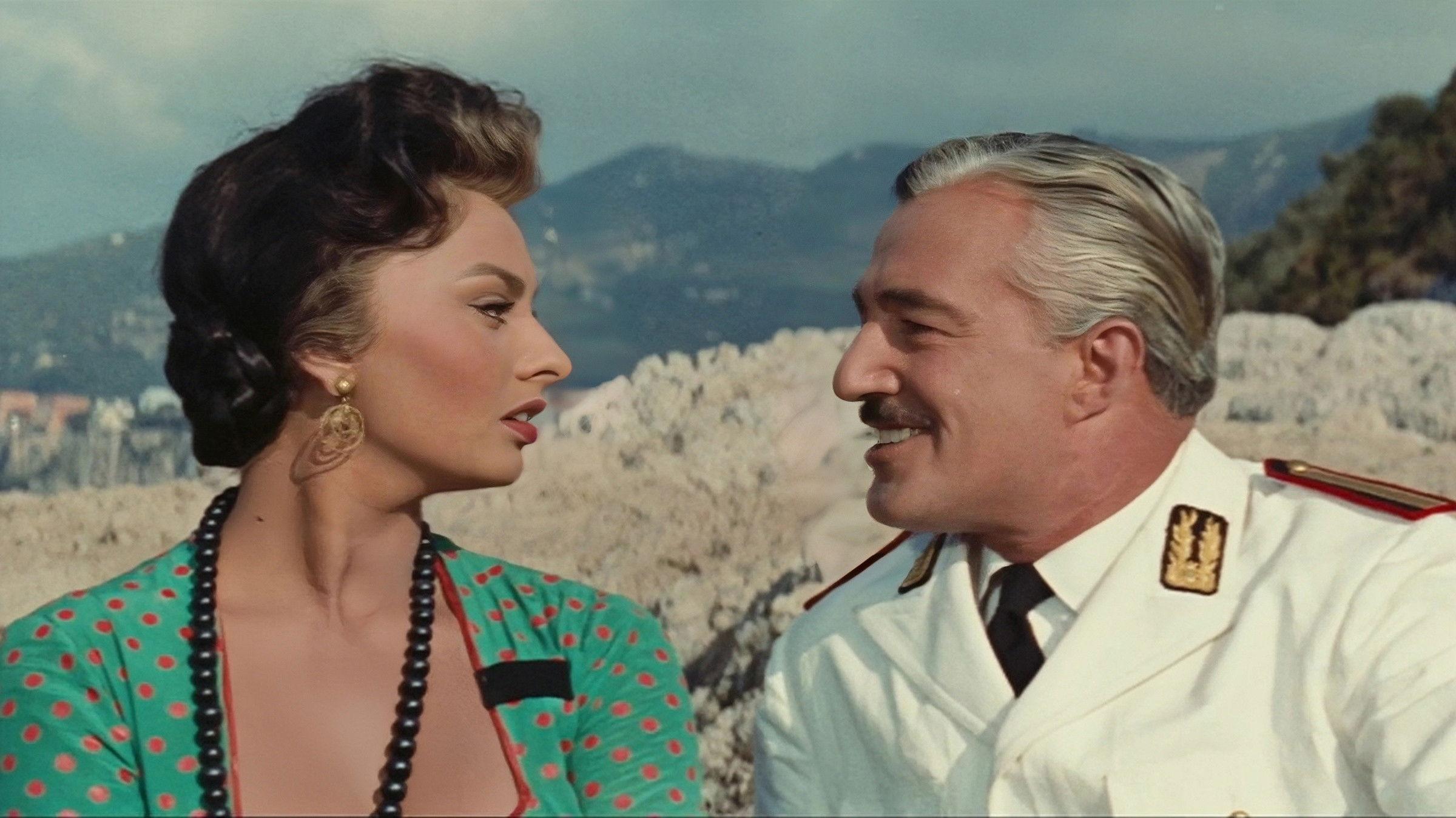 Scandal in Sorrento 1955 movie scene