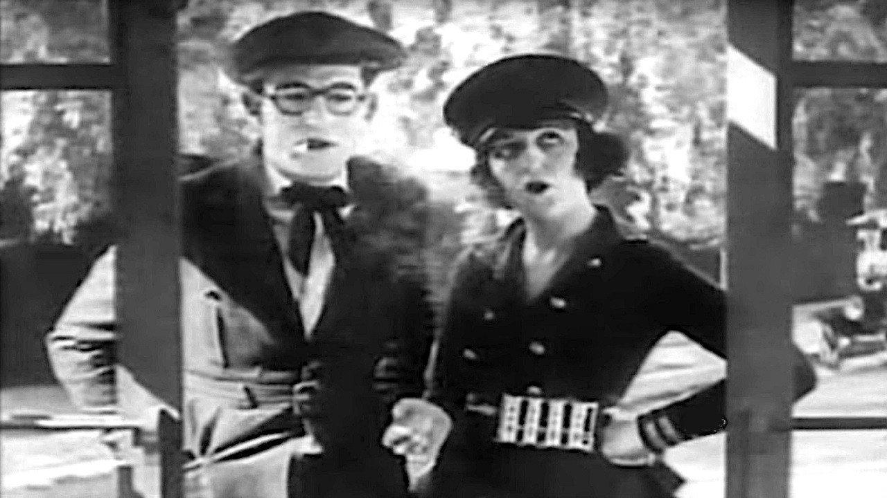 Off the Trolley 1919 movie scene