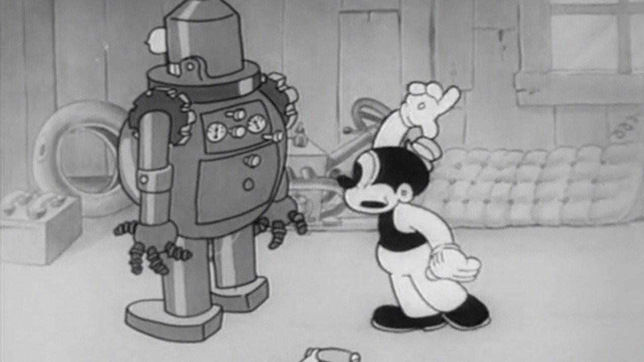 Bosko's Mechanical Man 1933 movie scene