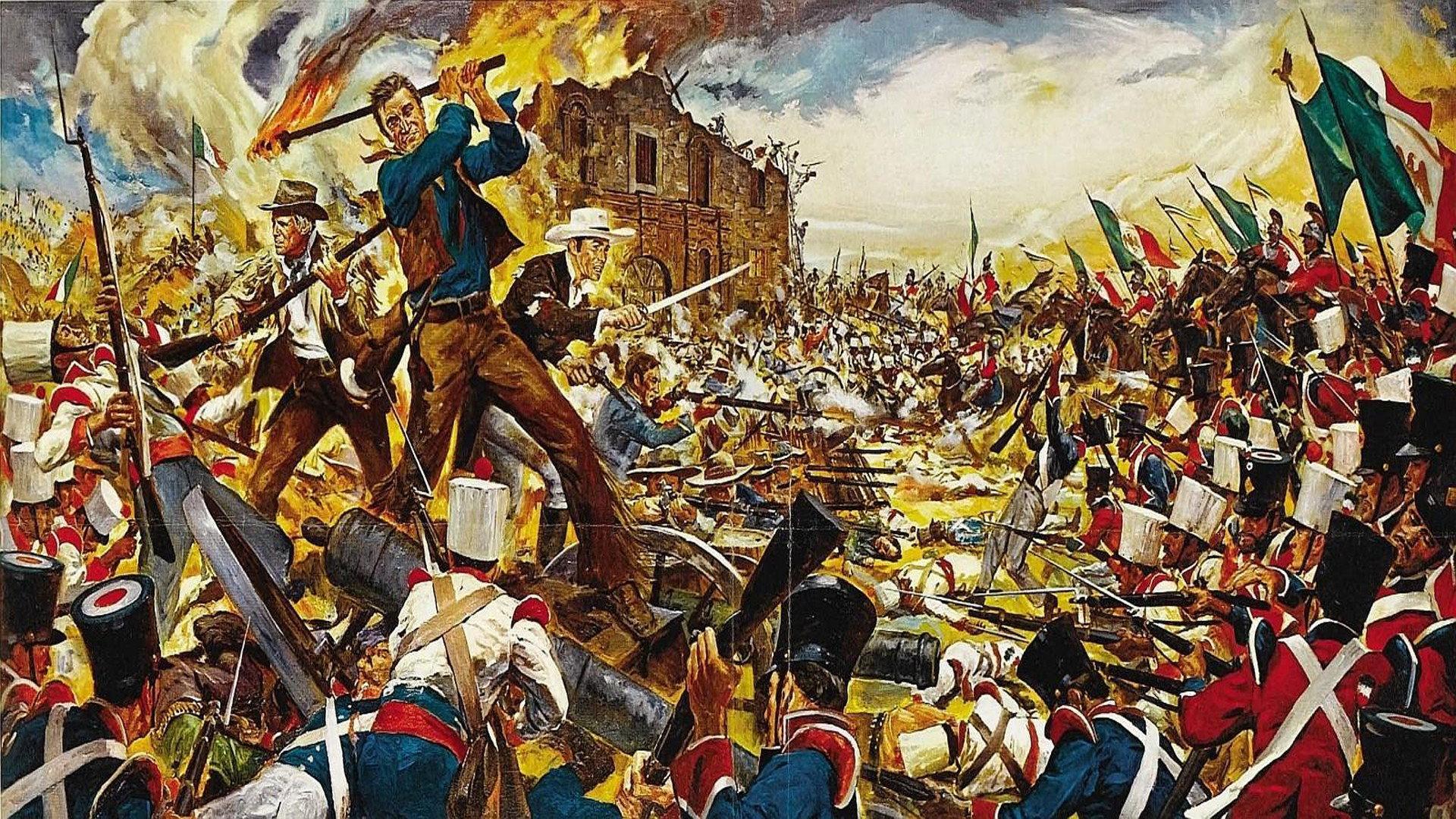 The Alamo 1960 movie scene