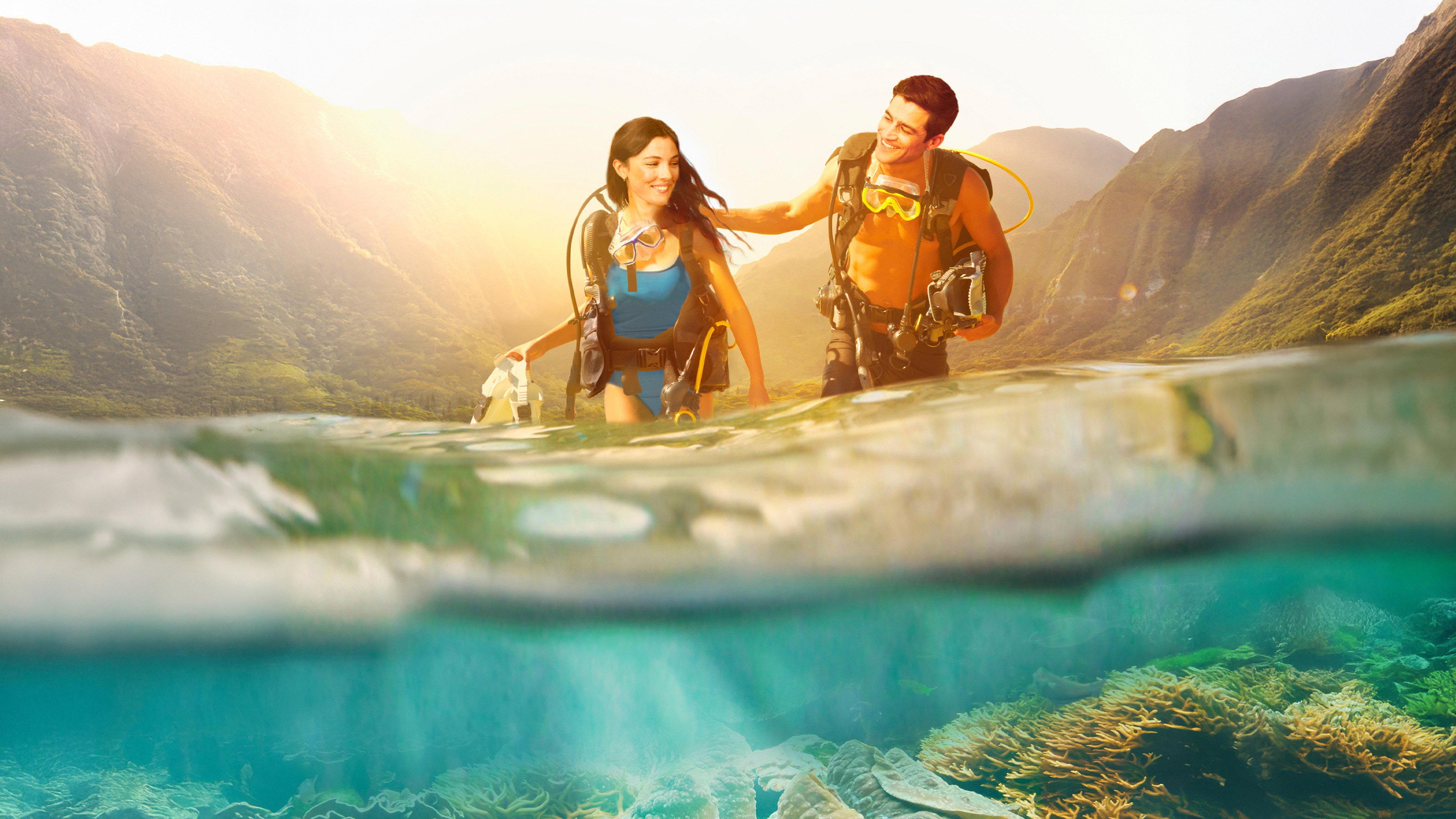 Love in Tahiti 2023 movie scene