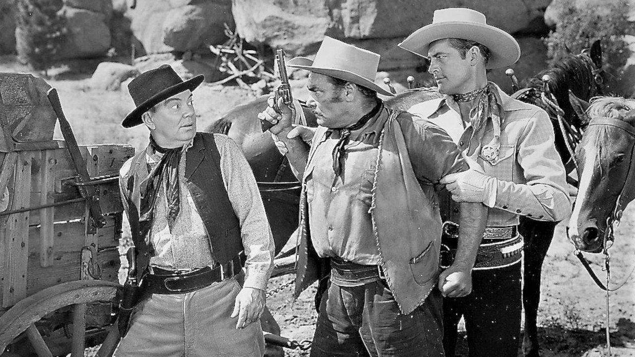 Riders of the Badlands 1941 movie scene