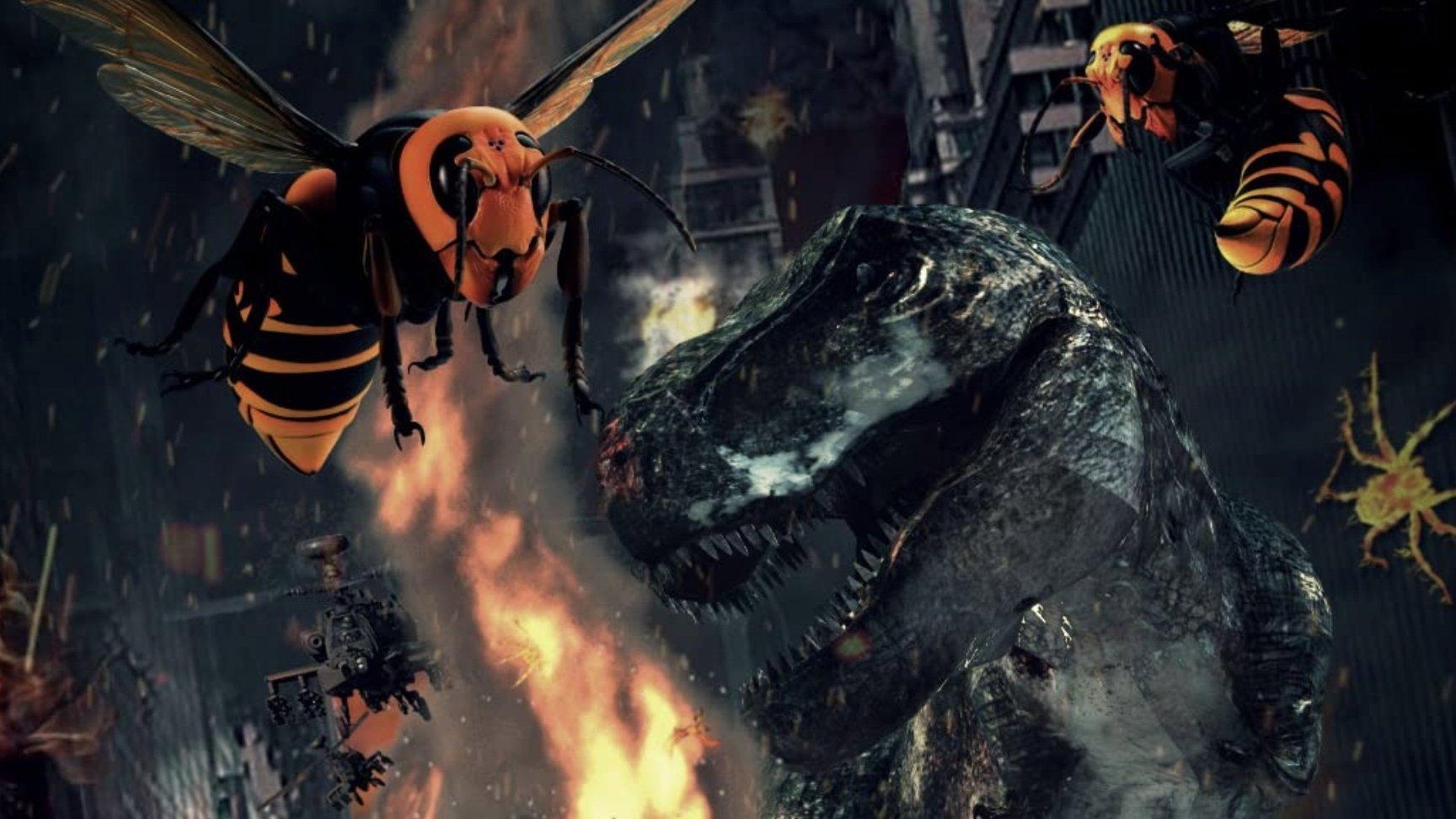 Ebola Rex Versus Murder Hornets 2021 movie scene