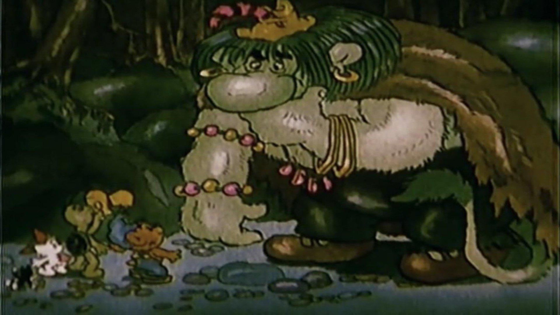 Bamse i Trollskogen 1991 movie scene