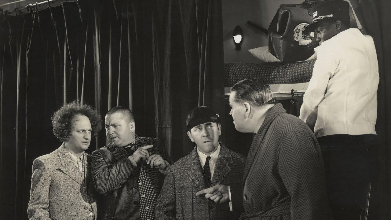 A Pain in the Pullman 1936 movie scene
