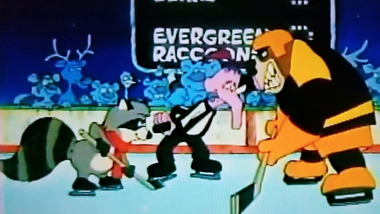 The Raccoons on Ice 1981 movie scene