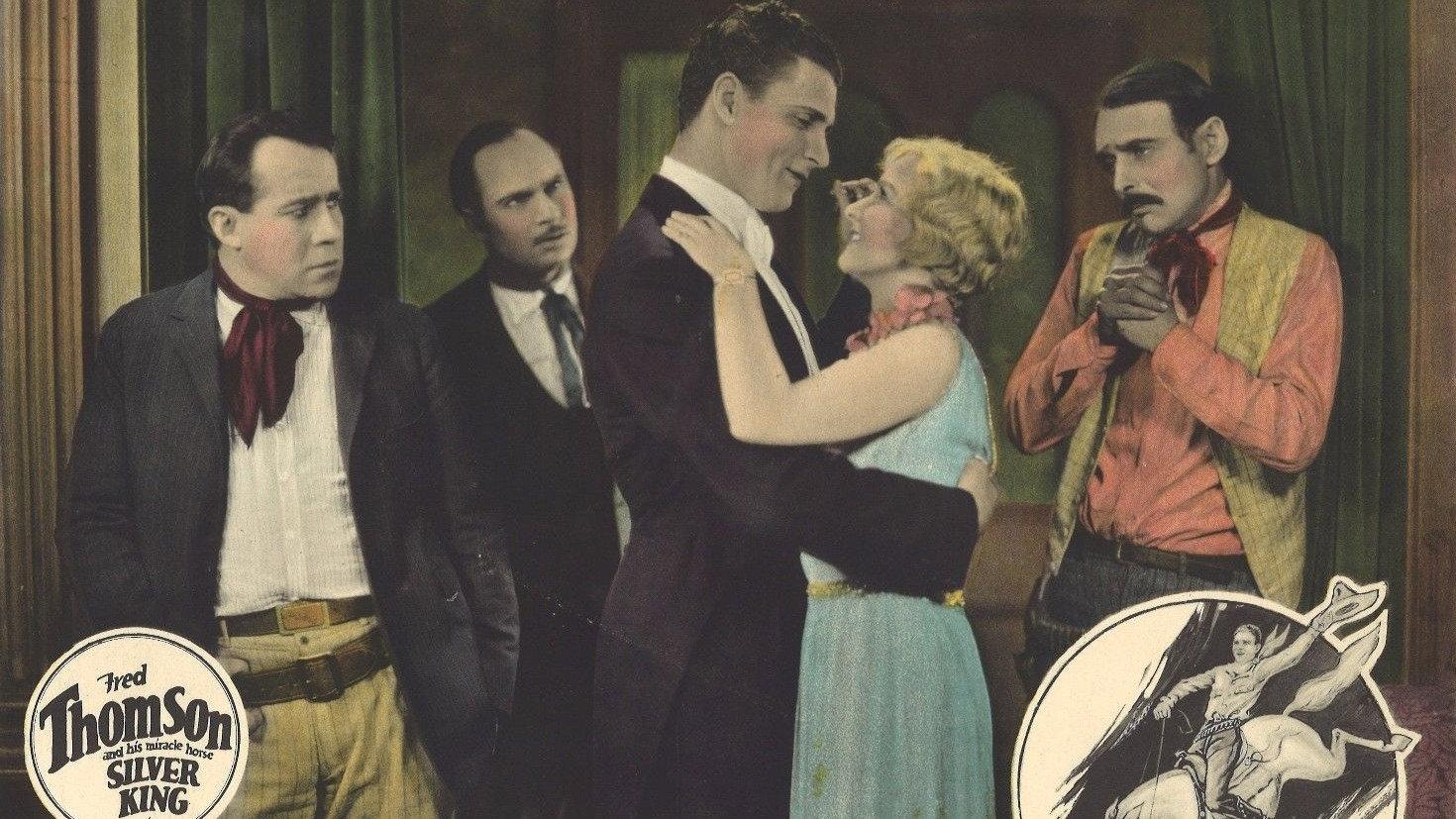 Silver Comes Through 1927 movie scene