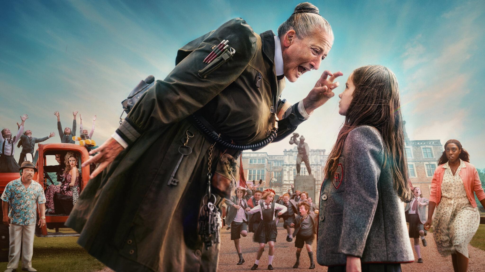 Roald Dahl's Matilda the Musical 2022 movie scene