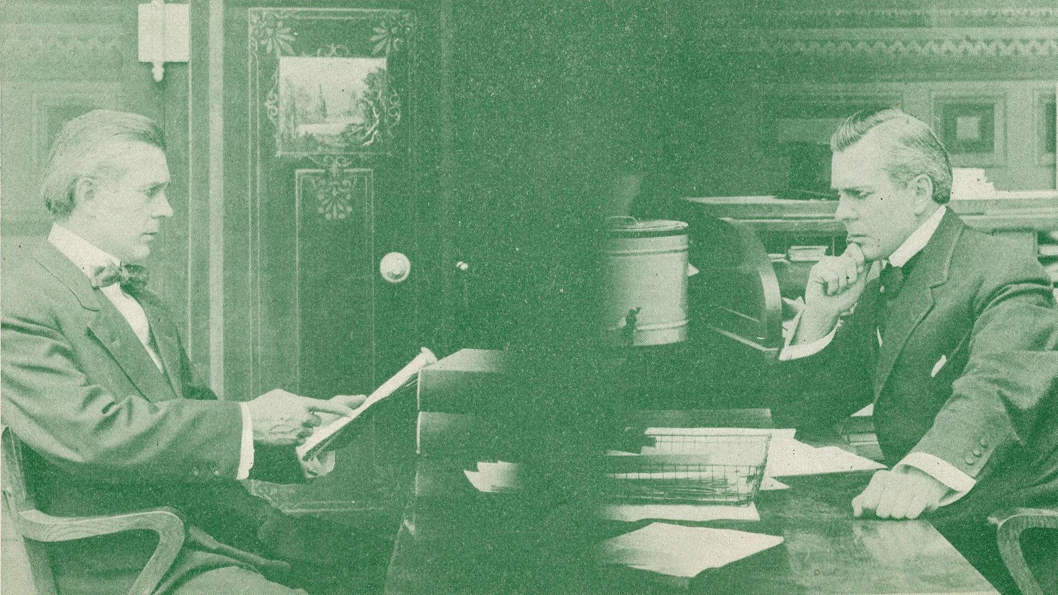 The Three Valises 1912 movie scene