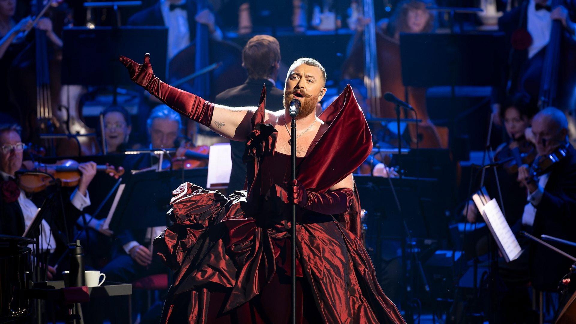 Sam Smith at the Proms 2024 movie scene
