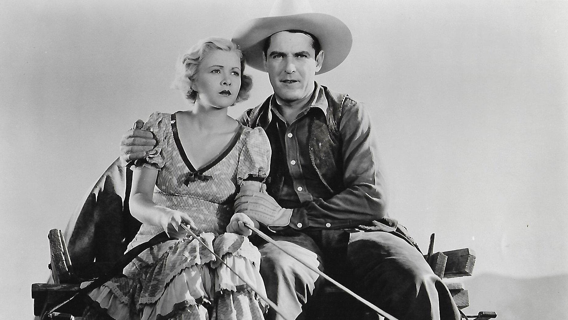 The Trail Drive 1933 movie scene