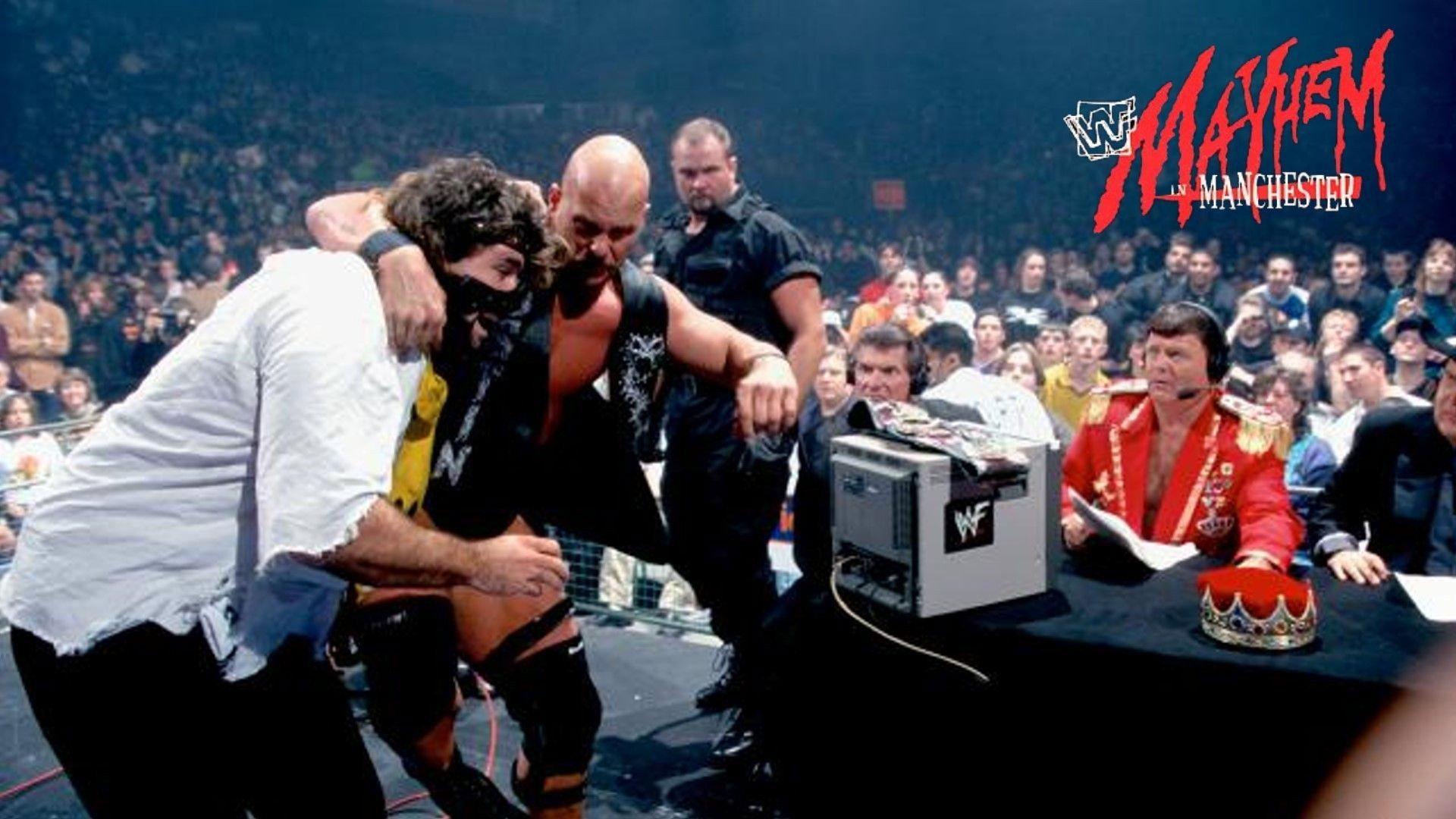WWE Mayhem in Manchester 1998 movie scene