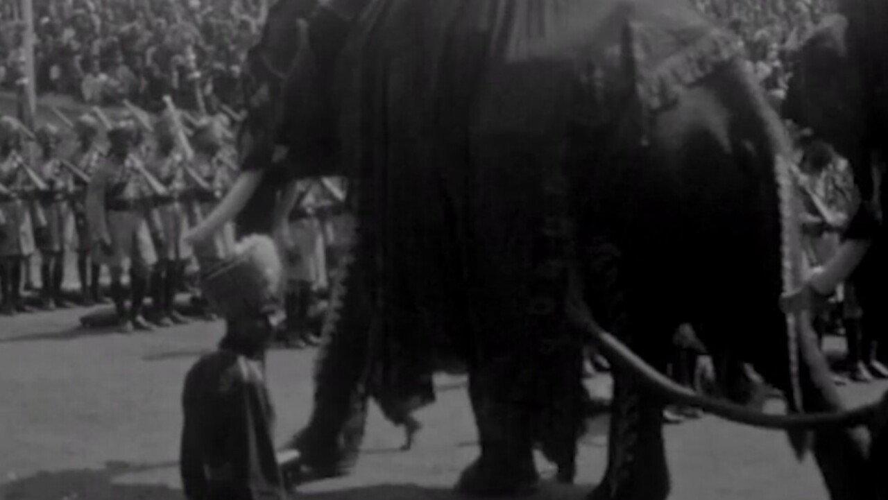 Mysore Dasara 1933 movie scene