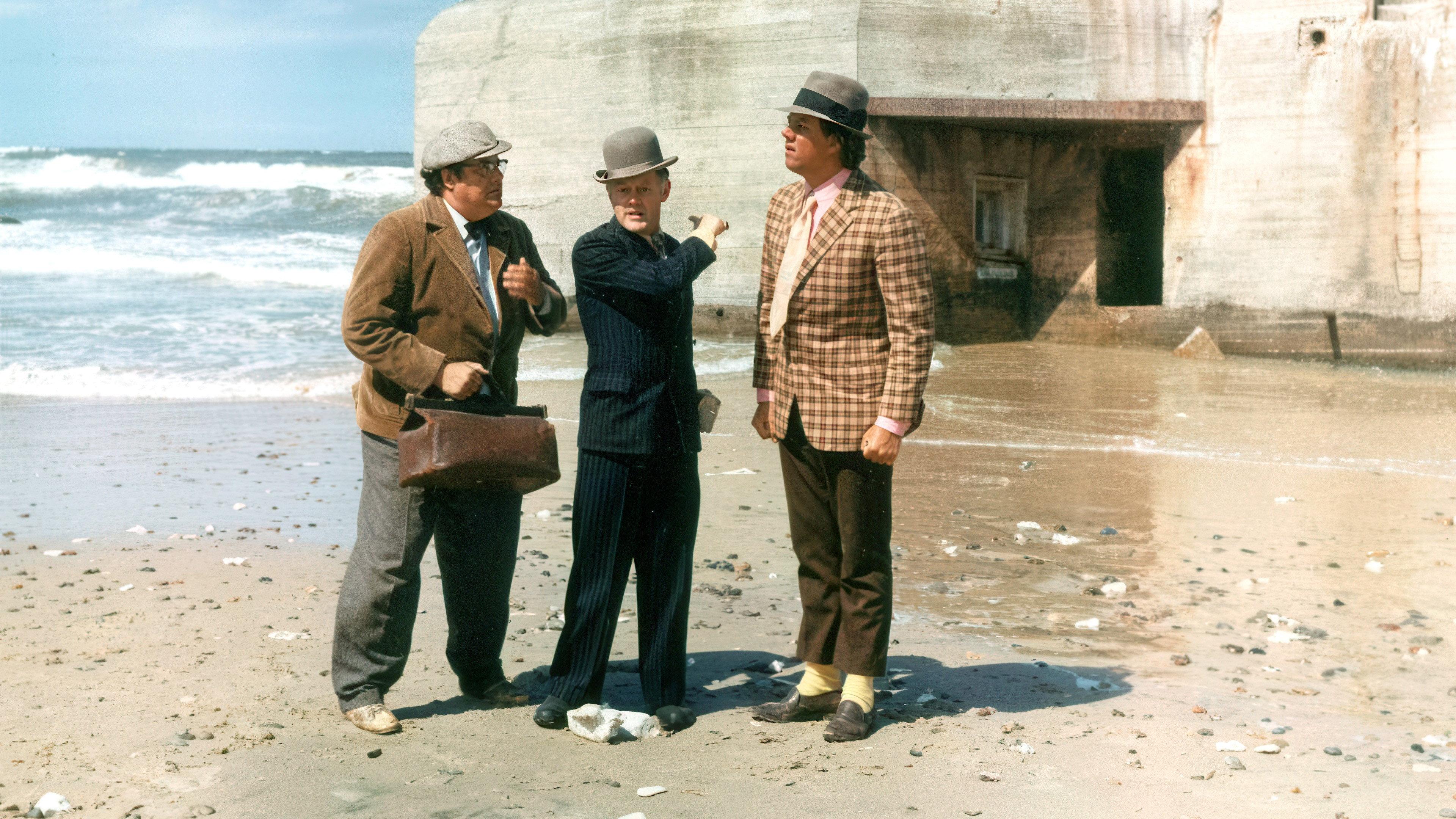 The Olsen Gang in Jutland 1971 movie scene