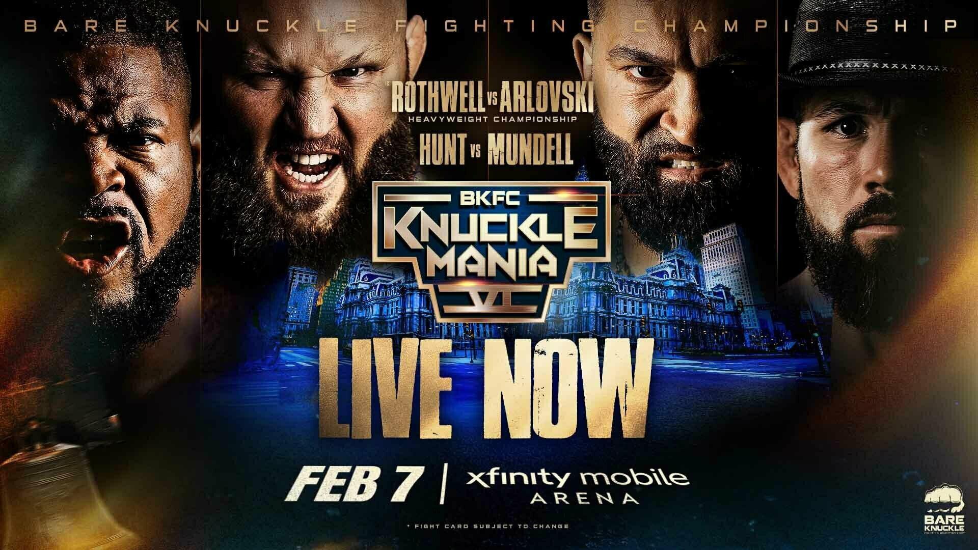 BKFC Knucklemania VI 2026 movie scene