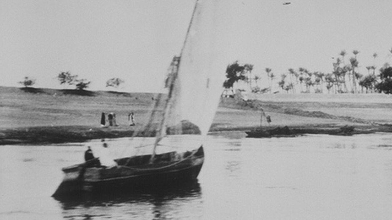 Panorama des rives du Nil, [I] 1897 movie scene
