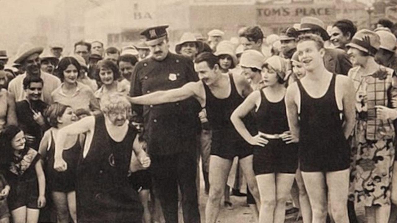 Flaming Fathers 1927 movie scene