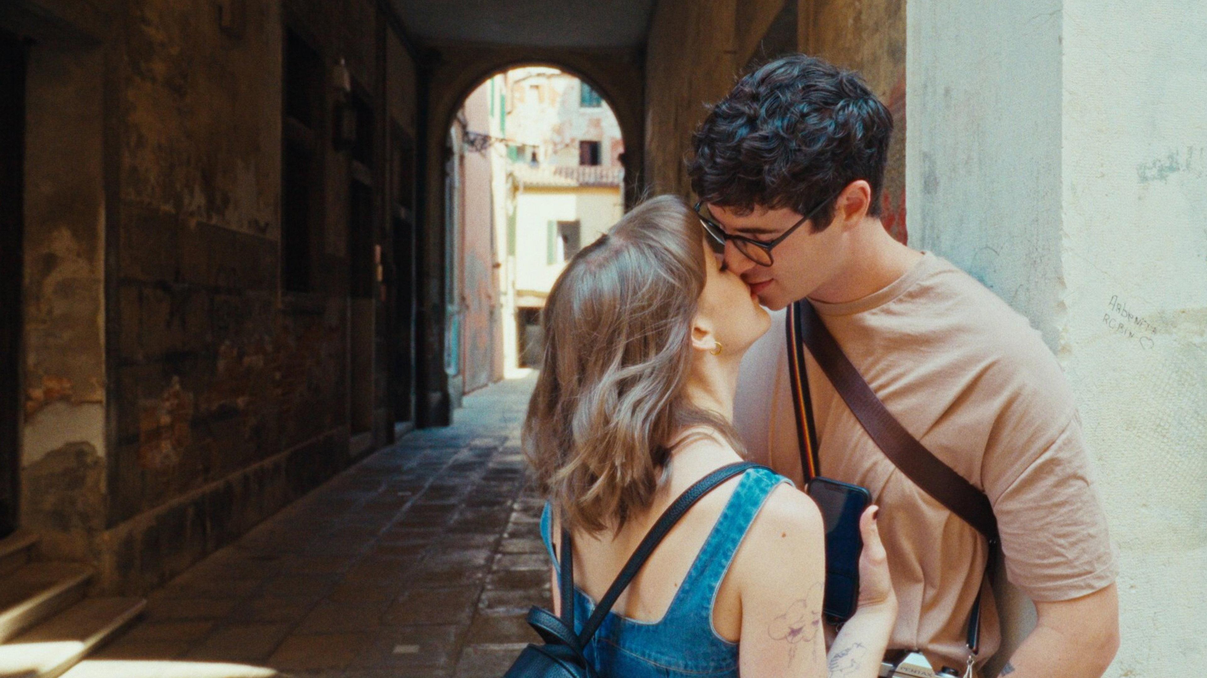 Nate and Moriah in Venice 2025 movie scene