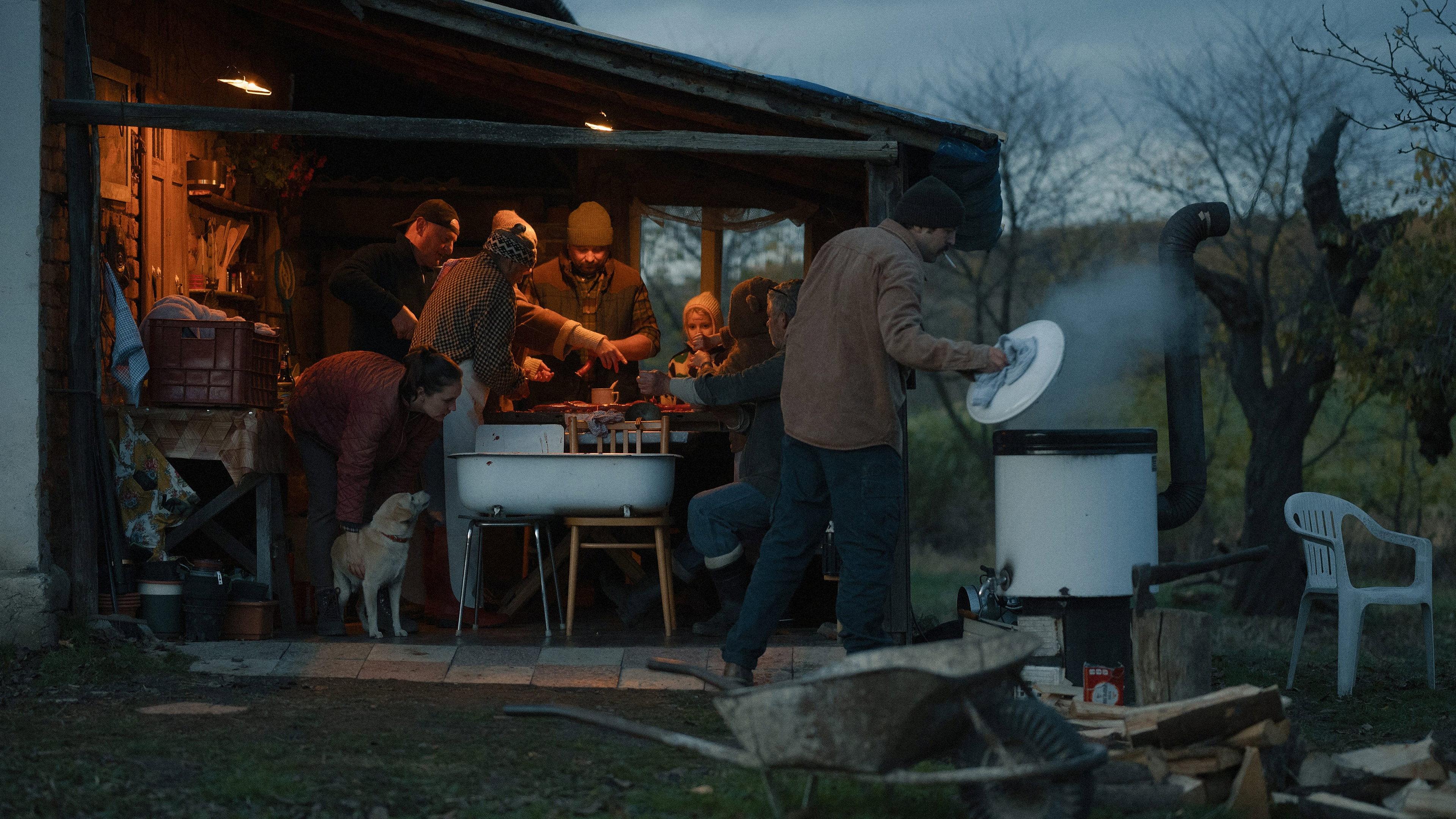 Our Lovely Pig Slaughter 2024 movie scene