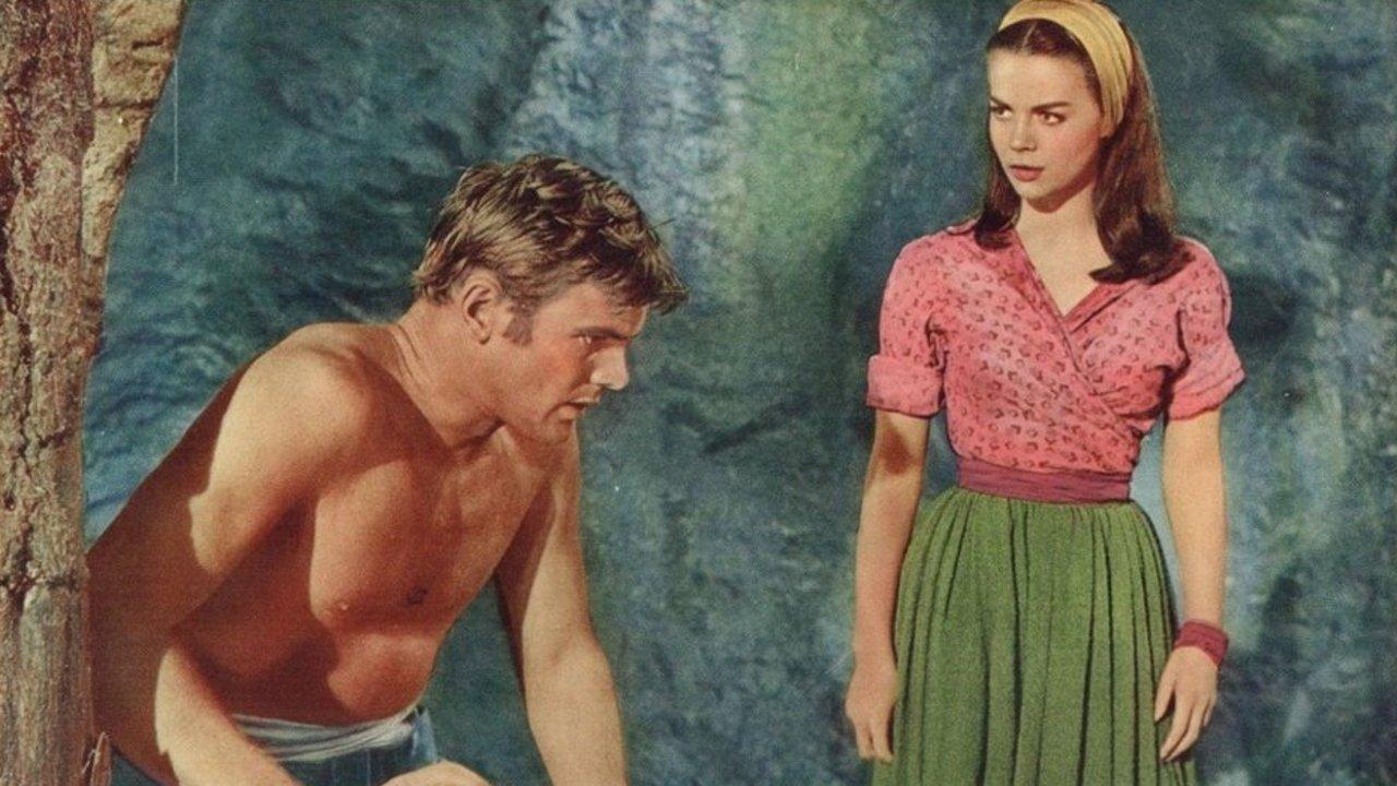 The Burning Hills 1956 movie scene
