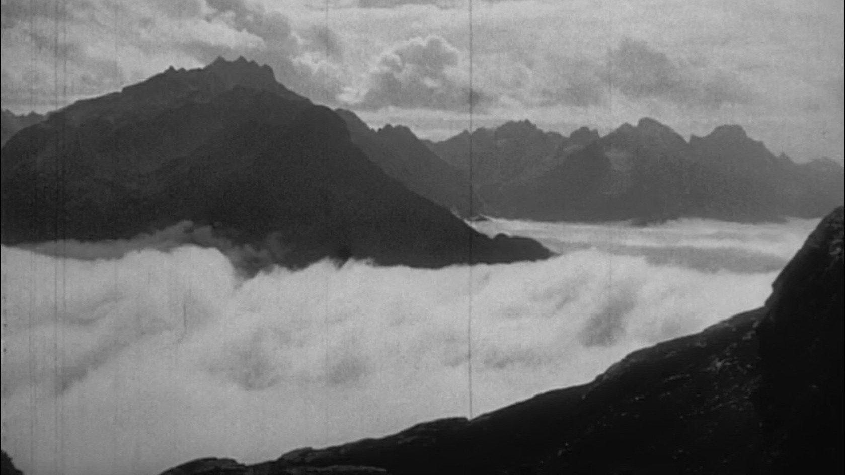 Cloud Phenomena of Maloja 1924 movie scene