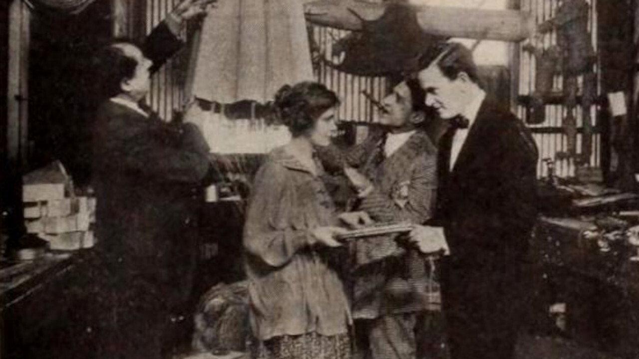 Flirting with Death 1917 movie scene