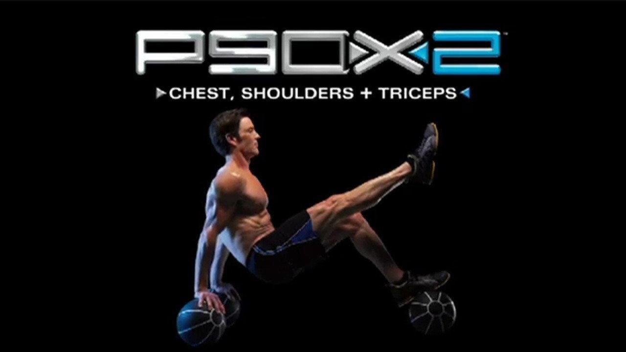 P90X2 - X2 Chest + Shoulders + Tris 2013 movie scene