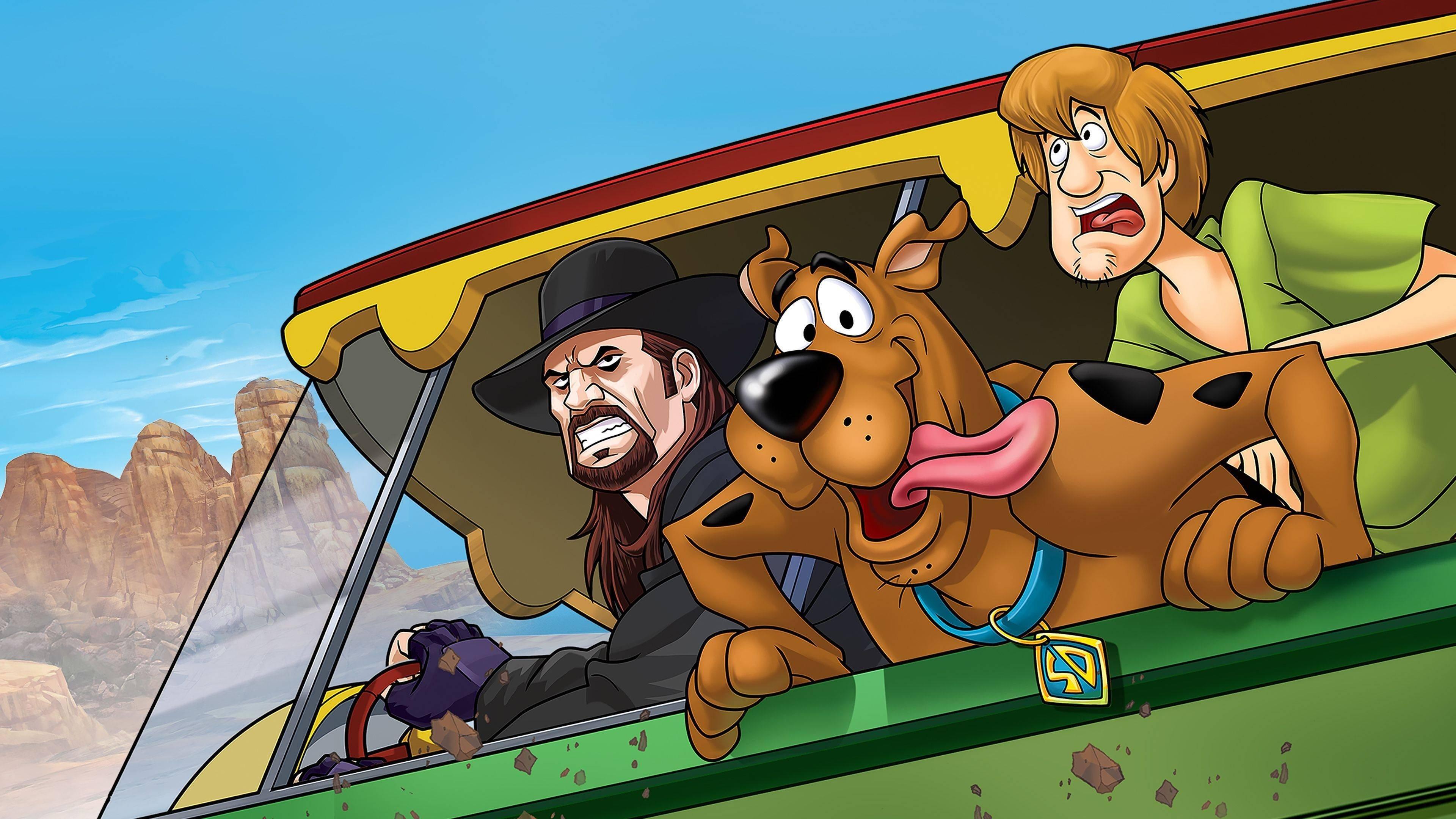 Scooby-Doo! and WWE: Curse of the Speed Demon 2016 movie scene