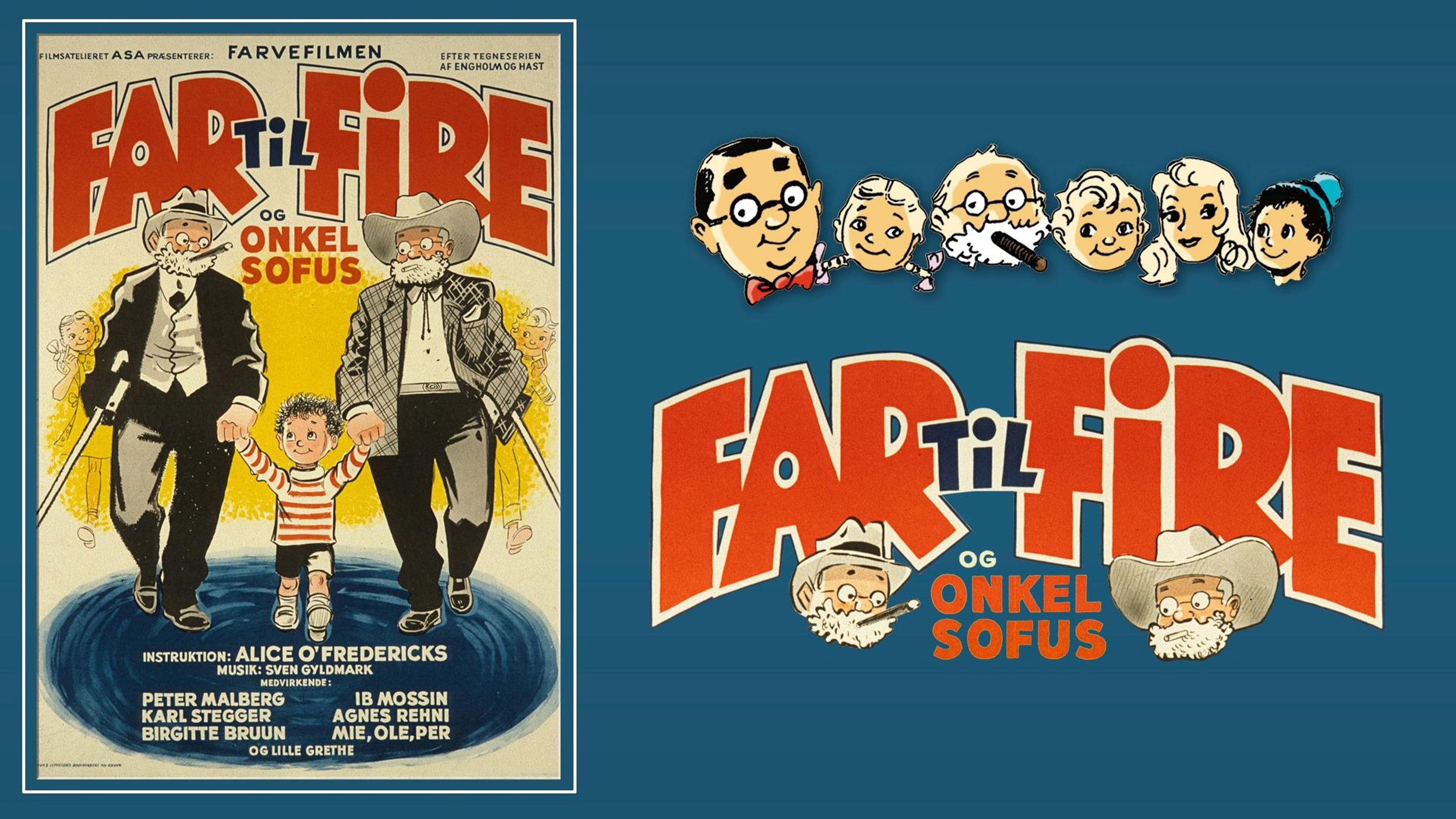 Father of Four: And Uncle Sofus 1957 movie scene
