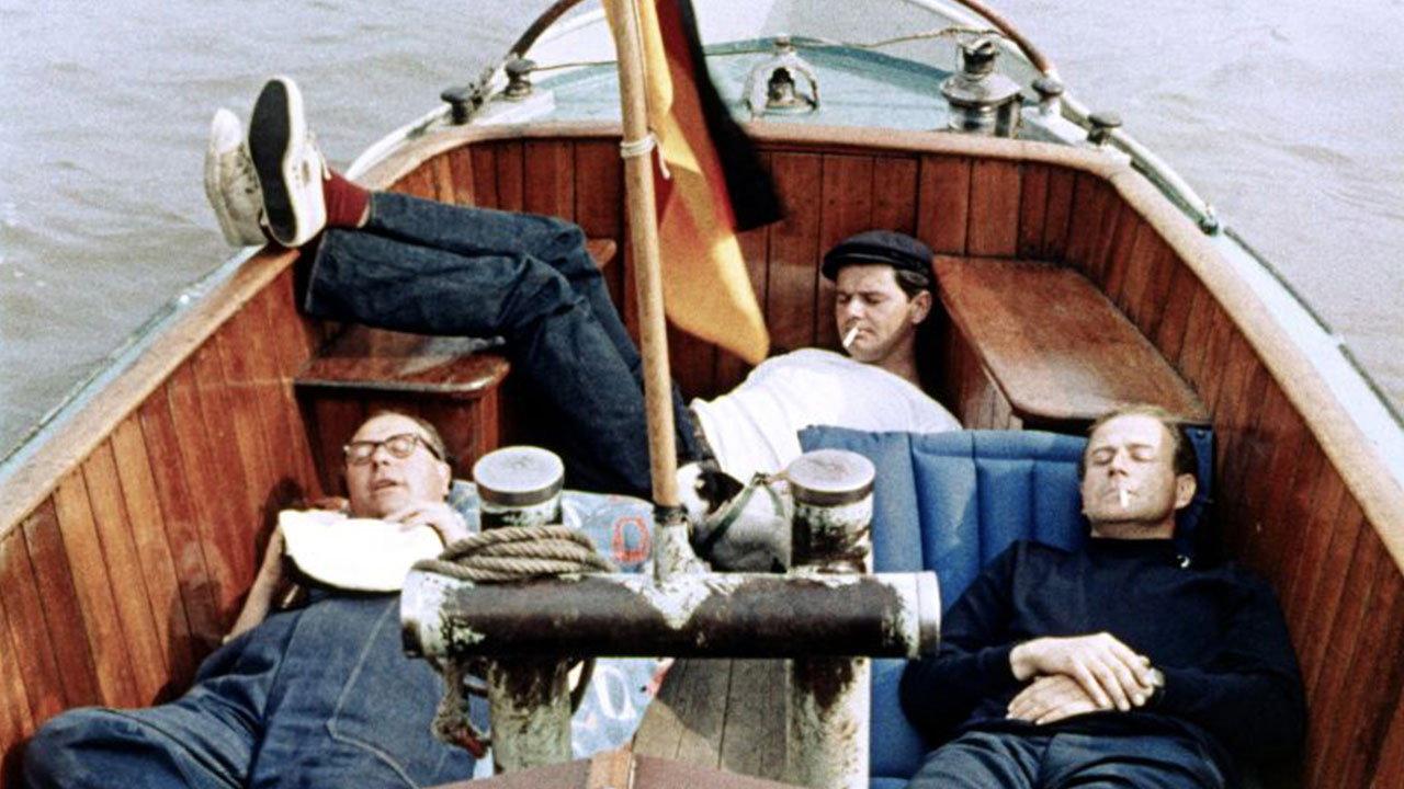 Drei Mann in einem Boot 1961 movie scene