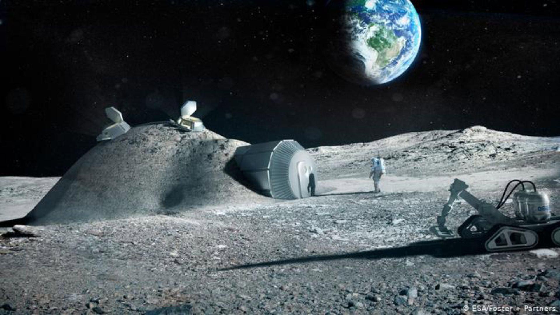 Surviving on the Moon 2019 movie scene