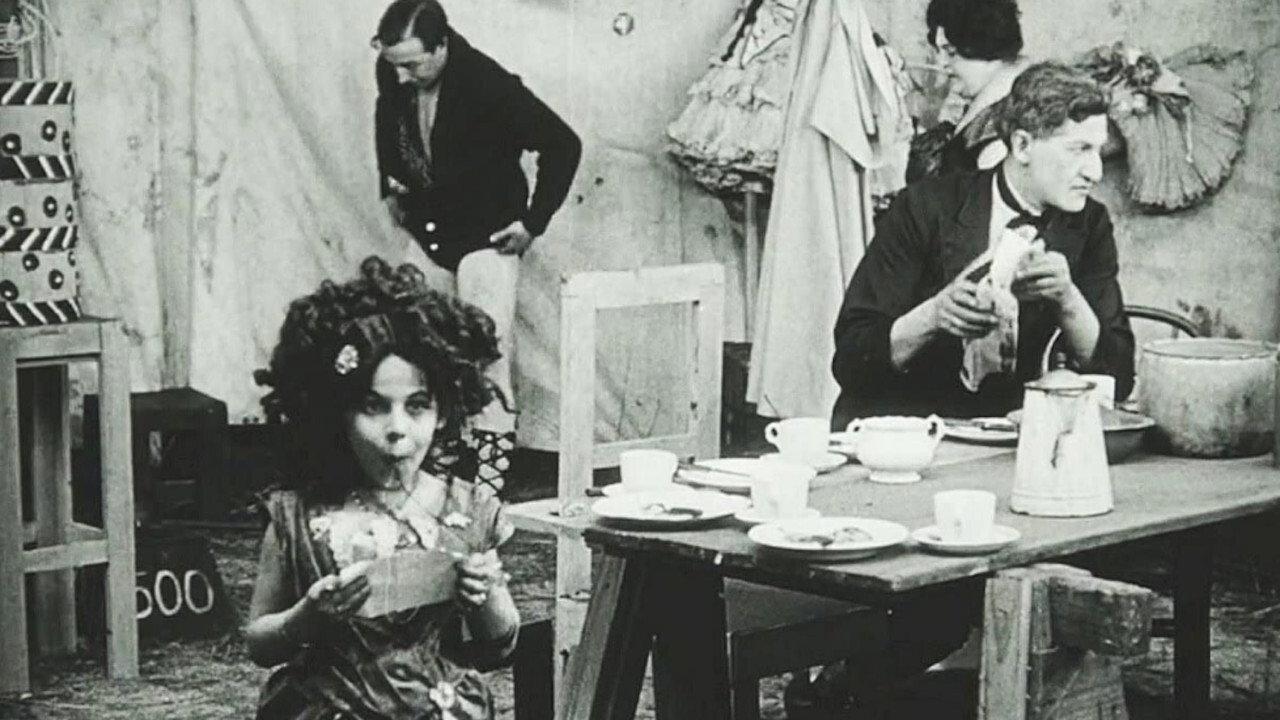 The Star of the Side Show 1912 movie scene