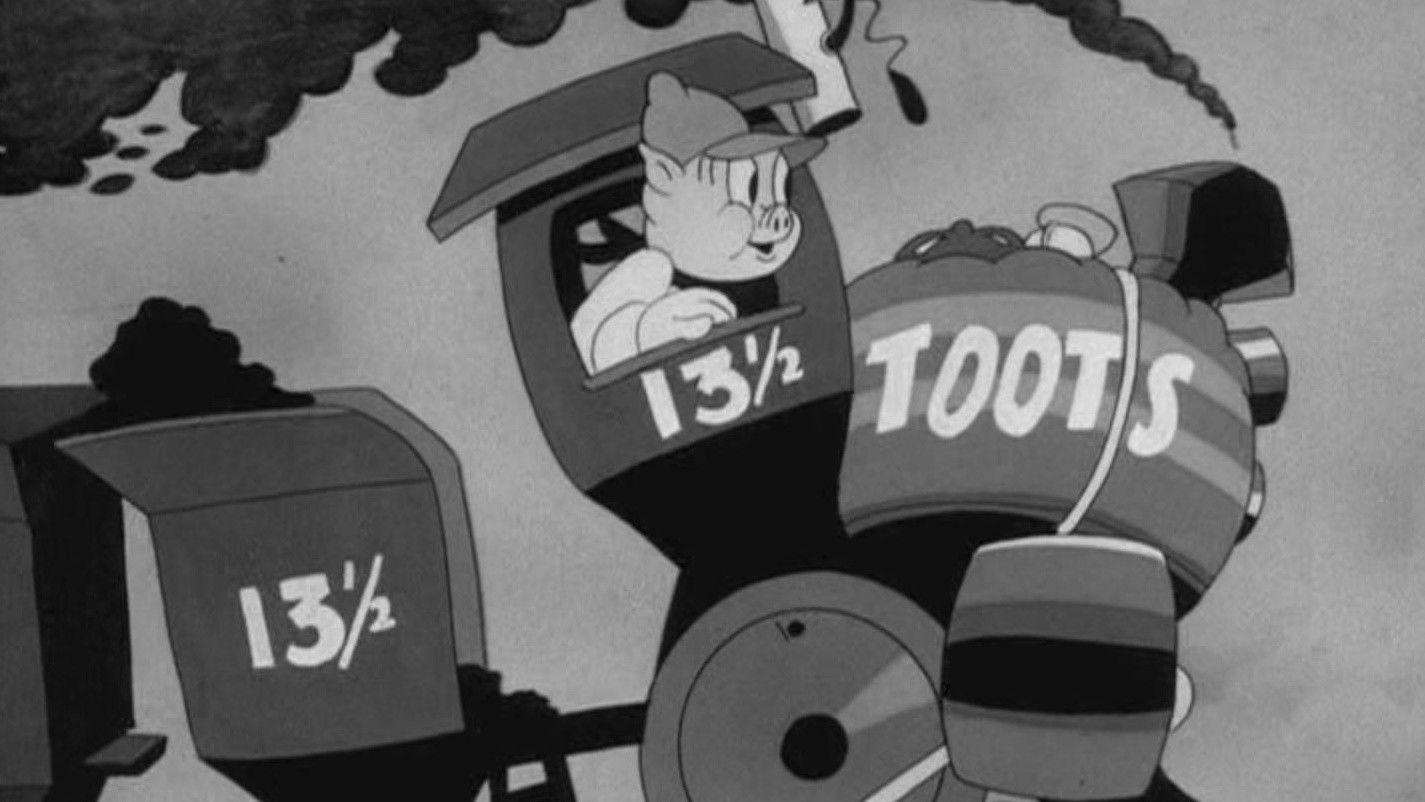 Porky's Railroad 1937 movie scene