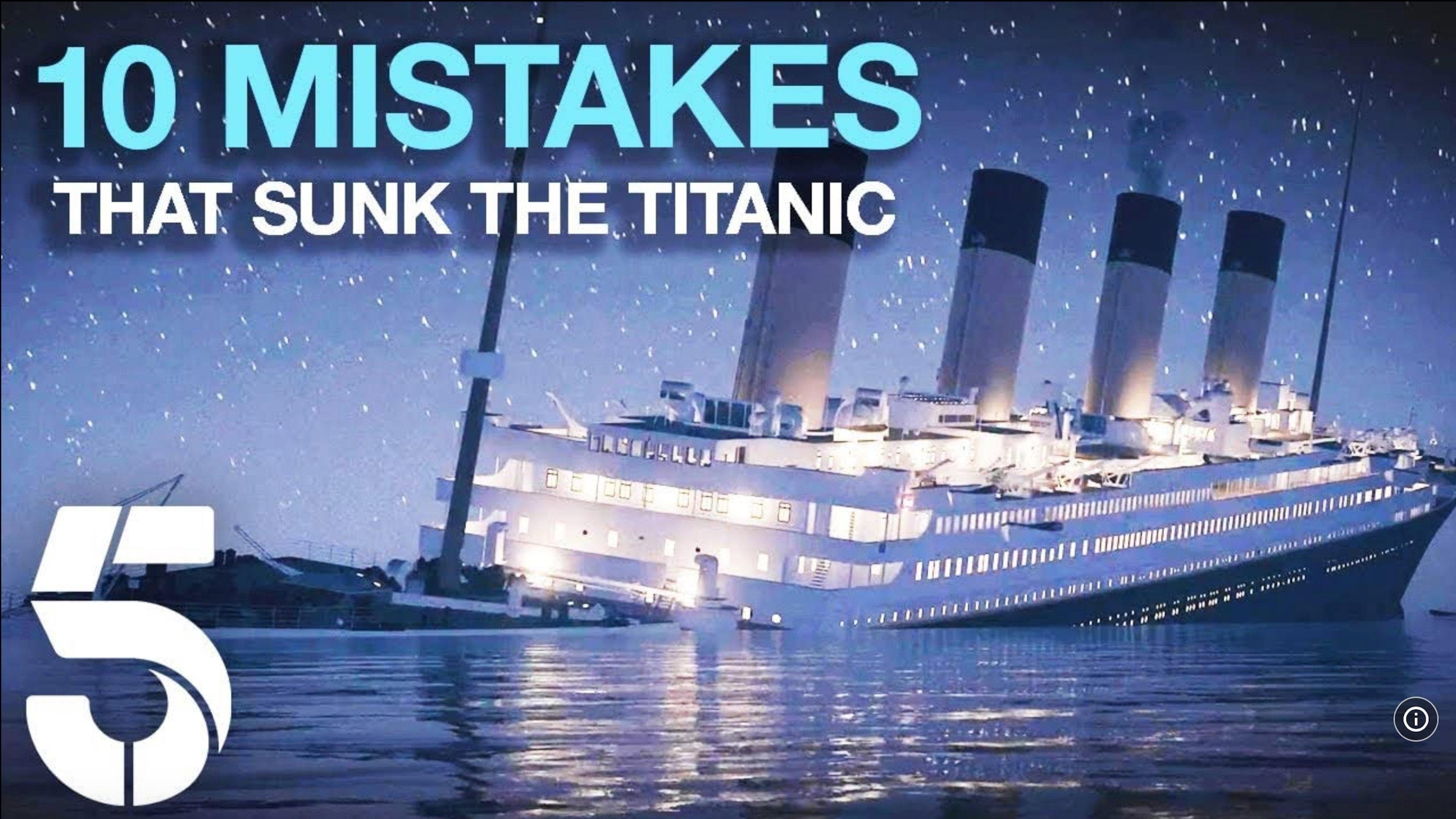 10 Mistakes That Sank The Titanic 2019 movie scene