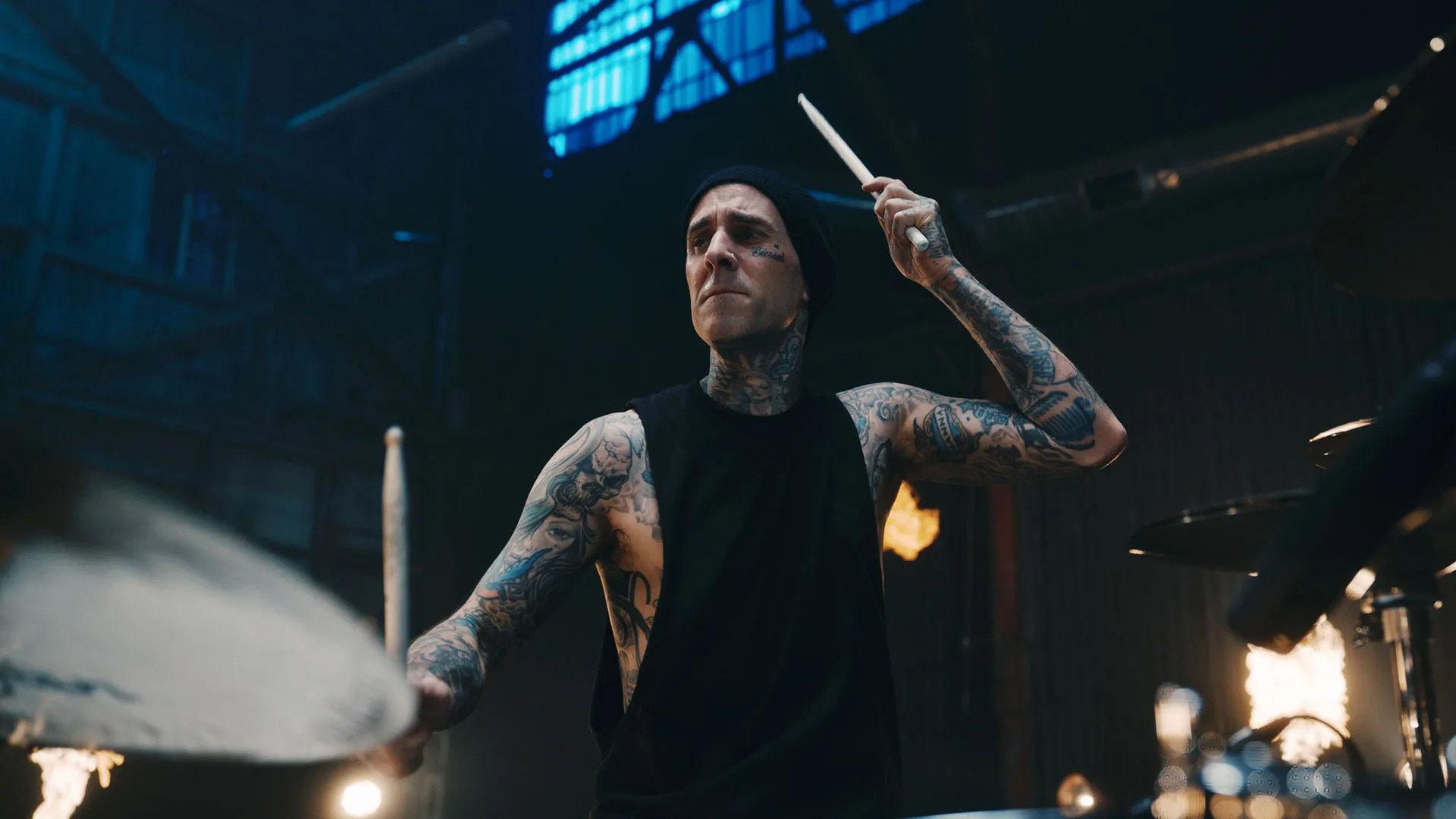 Travis Barker: Louder Than Fear 2026 movie scene