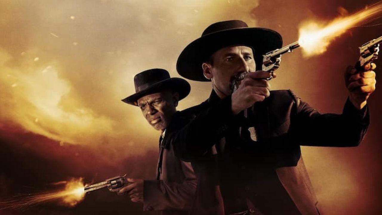 Wyatt Earp And Bass Reeves 2023 movie scene