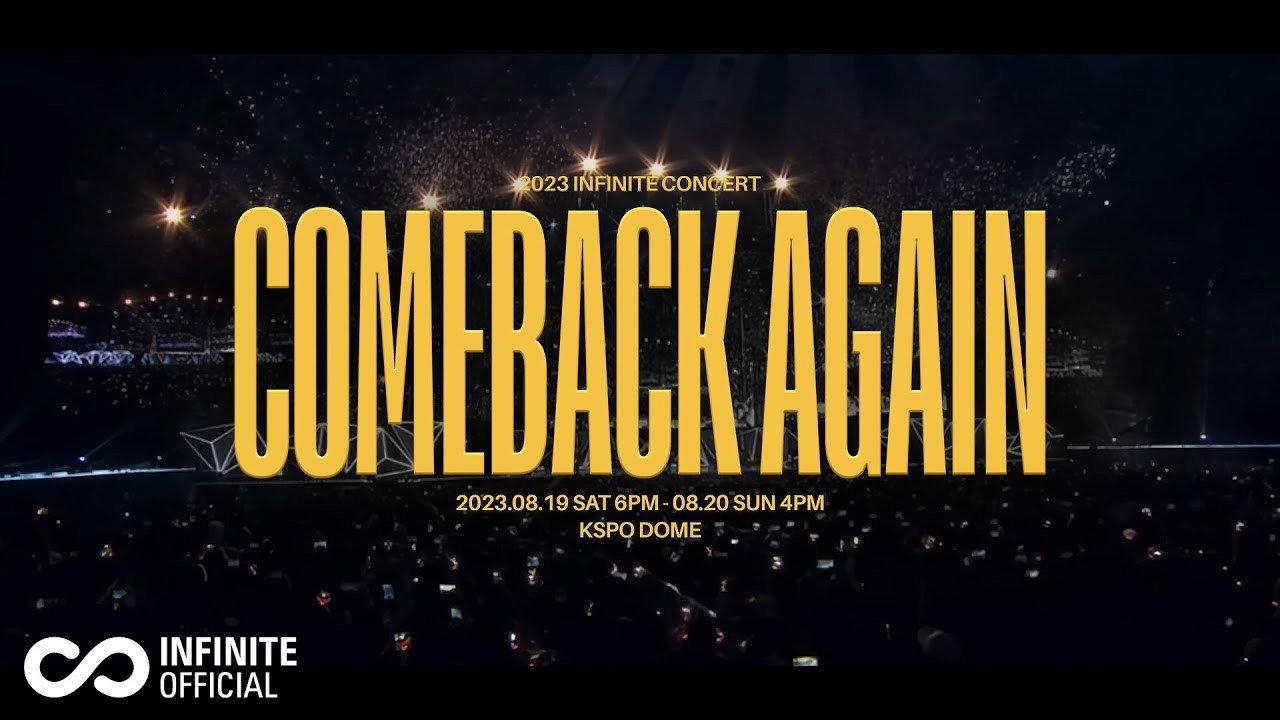 INFINITE CONCERT 'COMEBACK AGAIN' 2023 movie scene