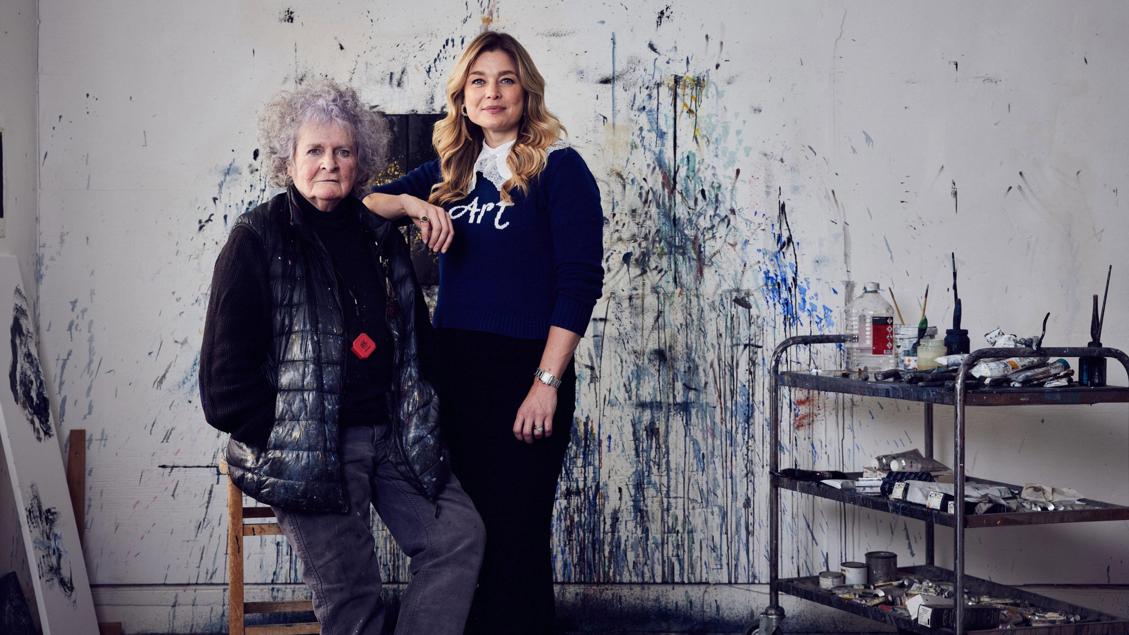 My Week with Maggi Hambling movie scene